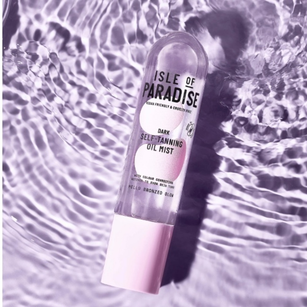 ⚫️ Isle of Paradise Self-Tanning Oil Mist in Shade Dark Full-Size New - Picture 5 of 5